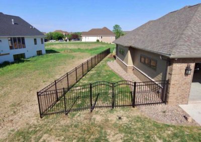 metal fence gate